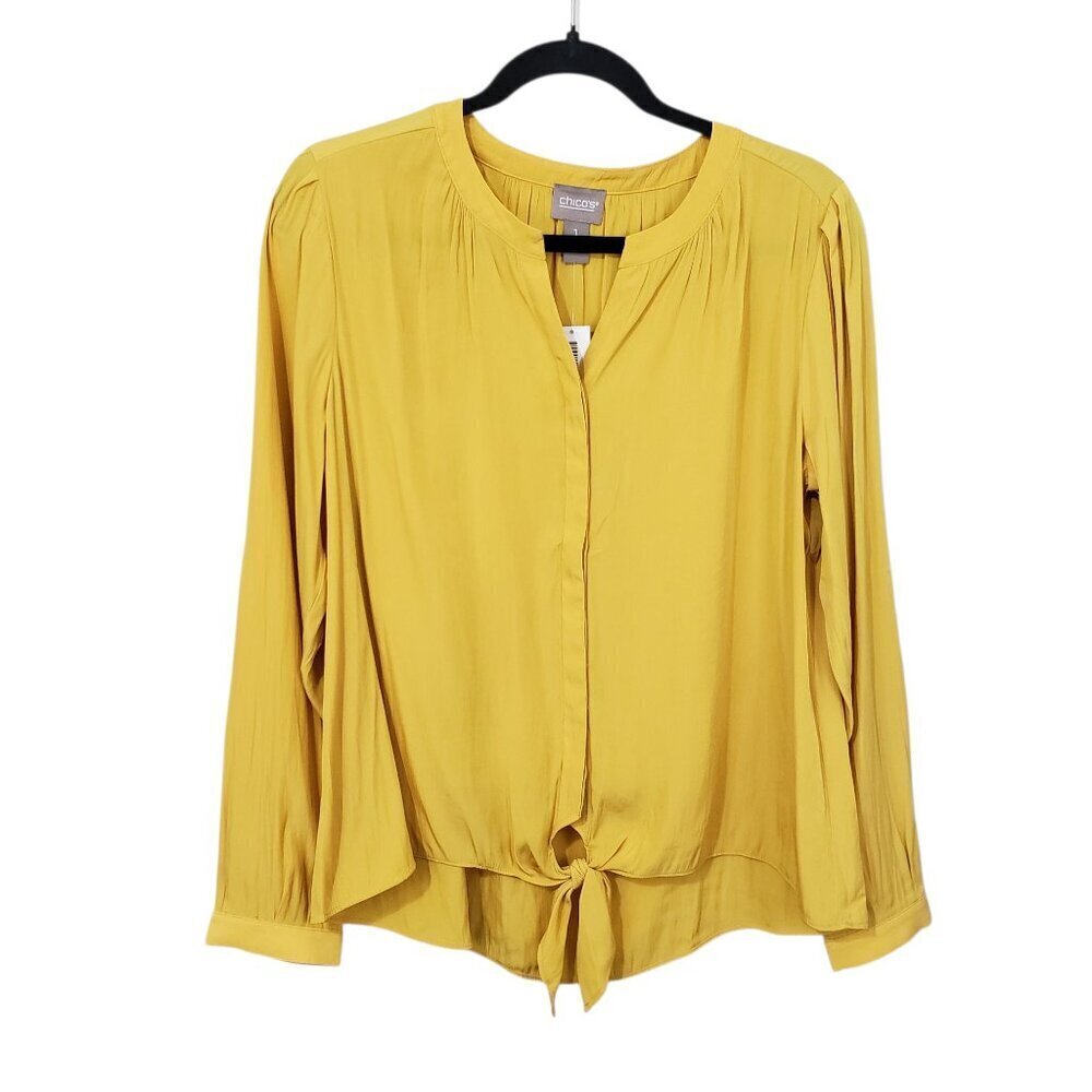 Chico's Tie Front Blouse